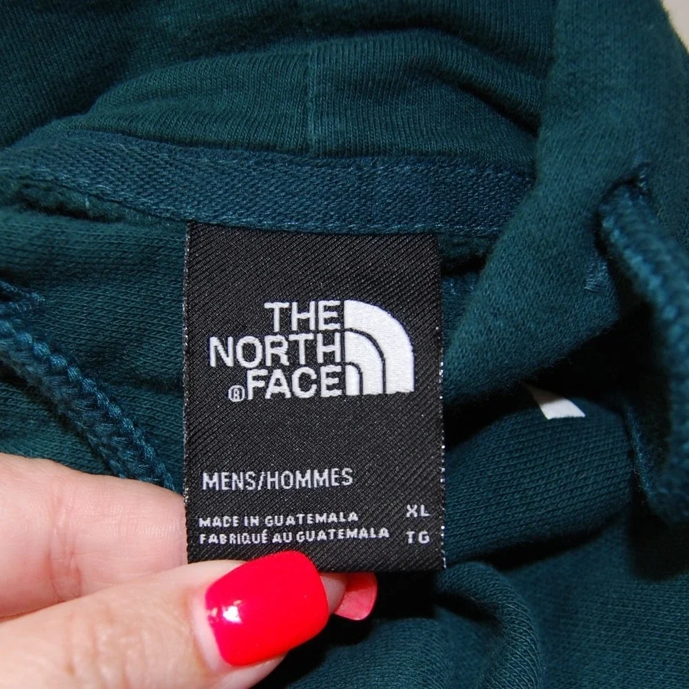 The North Face Men's Hoodie size‎ XL Dark Green Half Dome Pullover sweatshirt
